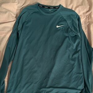 Nike Men's Deep Teal Long Sleeve Tee